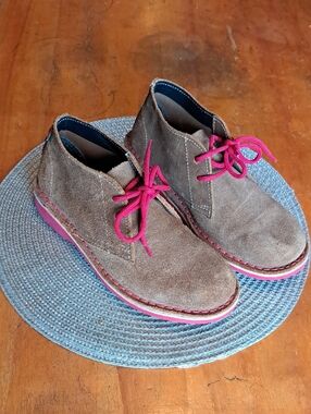 VELDSKOENE South African walking shoes leather red sole women's size 7 EUC